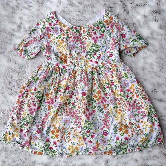 Old Navy Other - 5 for $20 - Old Navy Spring Floral Dress - 100% Cotton - Size 2T - EUC